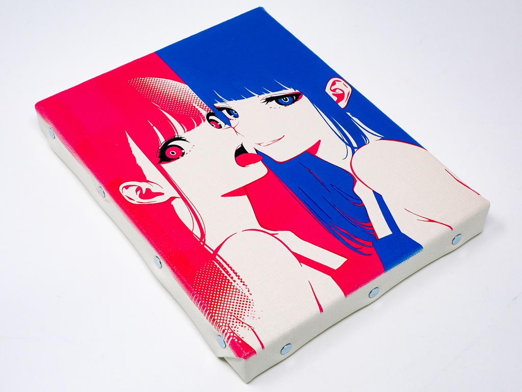 【限定1枚】ミニキャンバス No.036 〜 Lick Me, Not You 〜 +おまけポストカード7枚セット