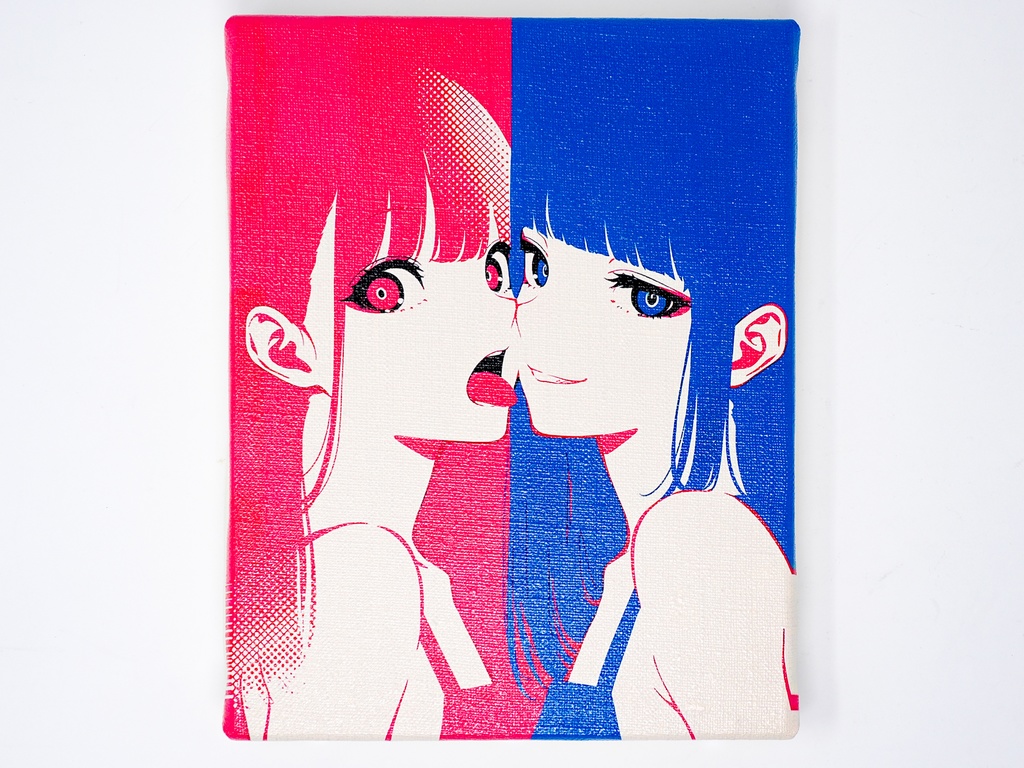 【限定1枚】ミニキャンバス No.036 〜 Lick Me, Not You 〜 +おまけポストカード7枚セット