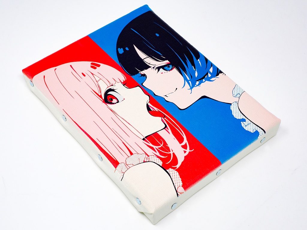 【限定1点】ミニキャンバス No.042 〜 Bite Me, Love Me 〜 +おまけポストカード7枚セット