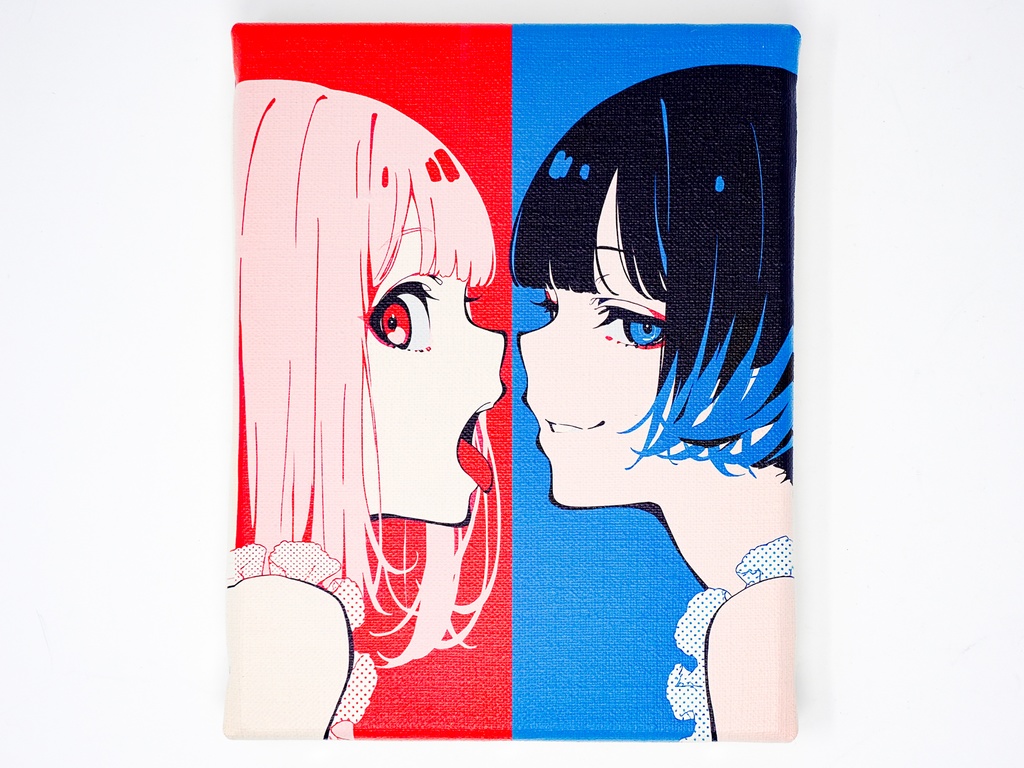 【限定1点】ミニキャンバス No.042 〜 Bite Me, Love Me 〜 +おまけポストカード7枚セット