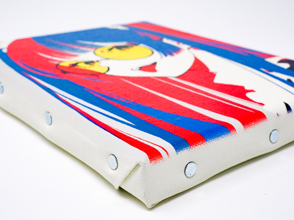 【限定1点】ミニキャンバス No.040 〜 原色メイド 〜 +おまけポストカード7枚セット