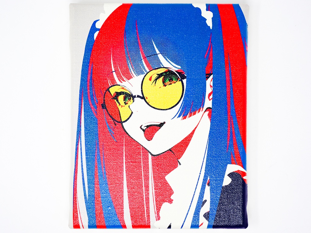 【限定1点】ミニキャンバス No.040 〜 原色メイド 〜 +おまけポストカード7枚セット