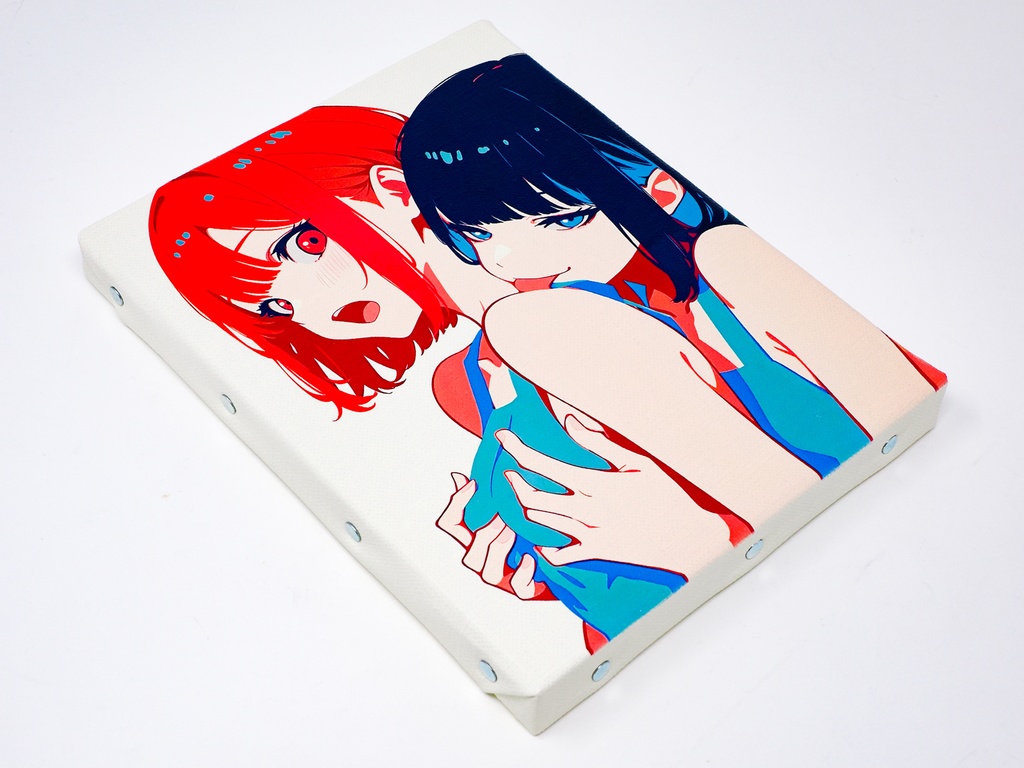 【限定1点】ミニキャンバス No.044 〜 ひと舐めの支配 〜 +おまけポストカード7枚セット