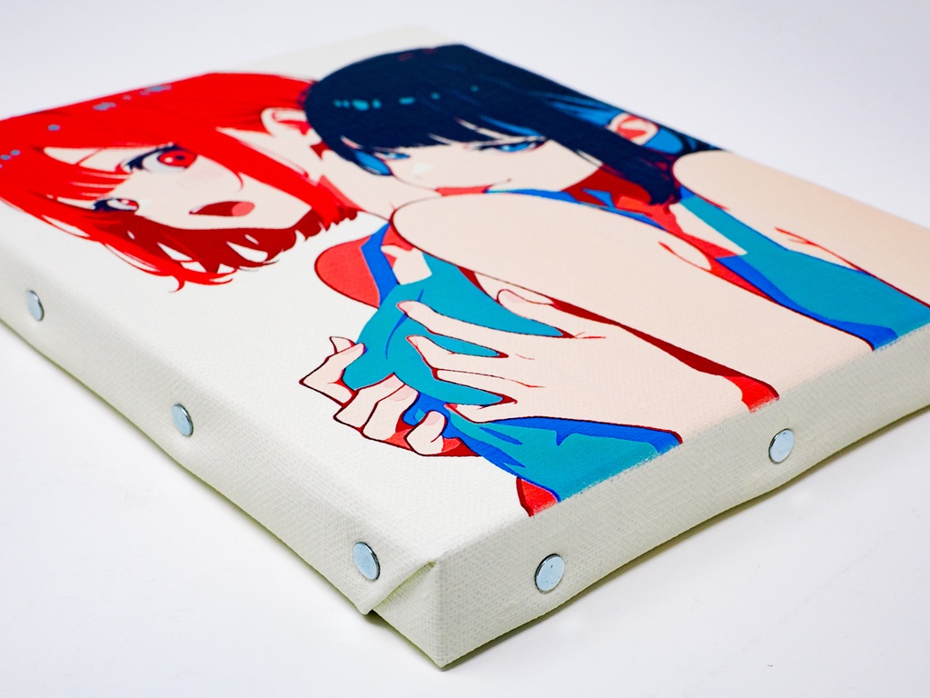 【限定1点】ミニキャンバス No.044 〜 ひと舐めの支配 〜 +おまけポストカード7枚セット