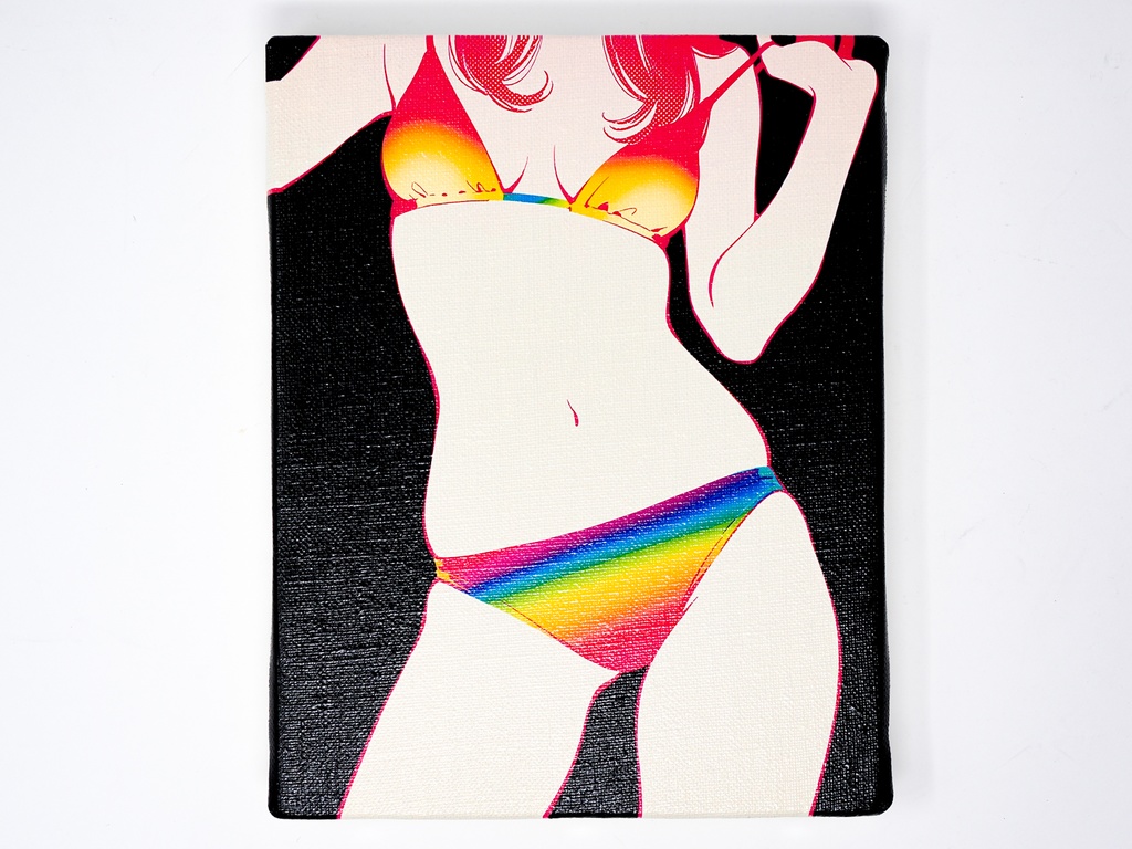 【限定1点】ミニキャンバス No.050 〜 色彩の誘惑 〜 +おまけポストカード7枚セット