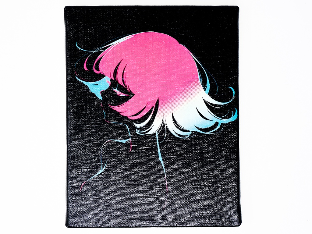 【限定1点】ミニキャンバス No.049 〜 風の色を忘れない 〜 +おまけポストカード7枚セット