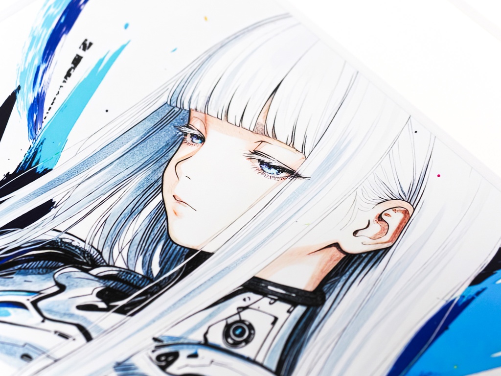 【限定1点】無垢の翼(額装込み)