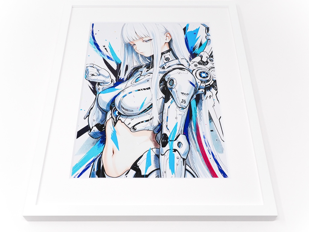 【限定1点】無垢の翼(額装込み)