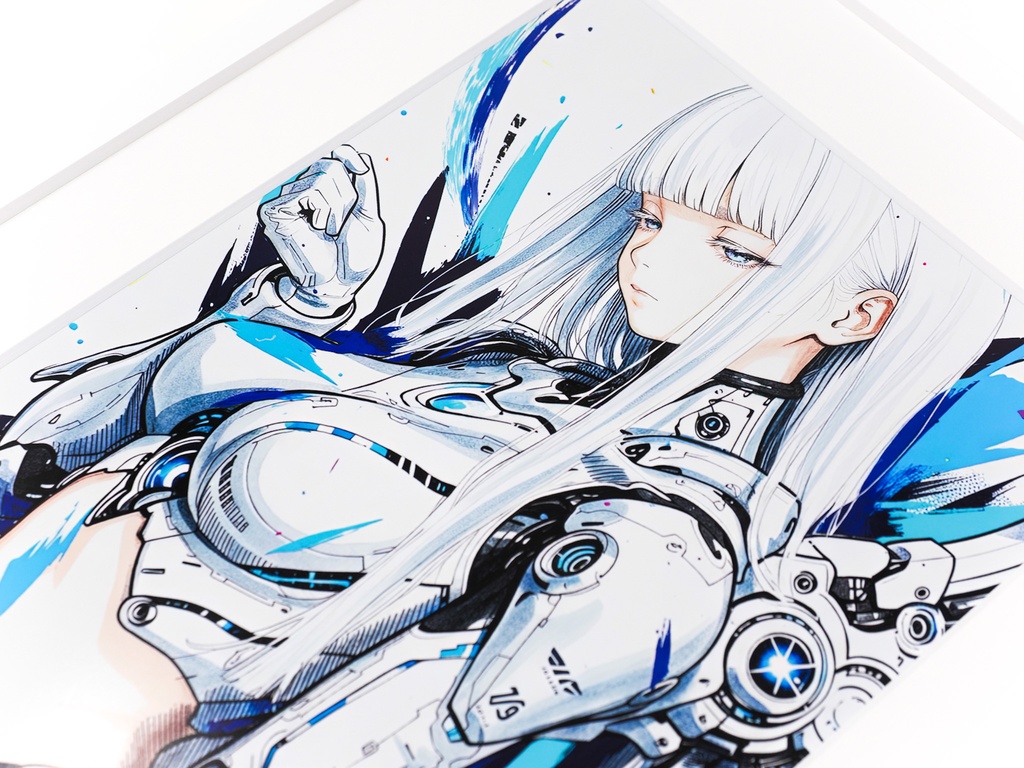 【限定1点】無垢の翼(額装込み)