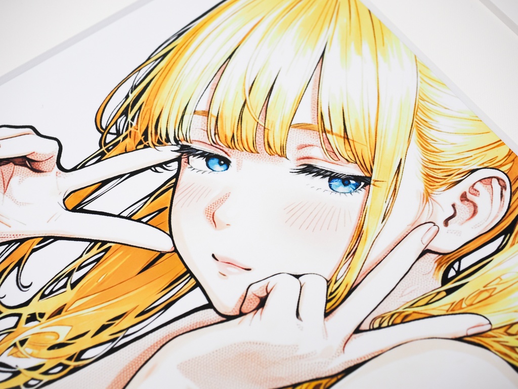 【限定1点】ブイブイッ♡(額装込み)