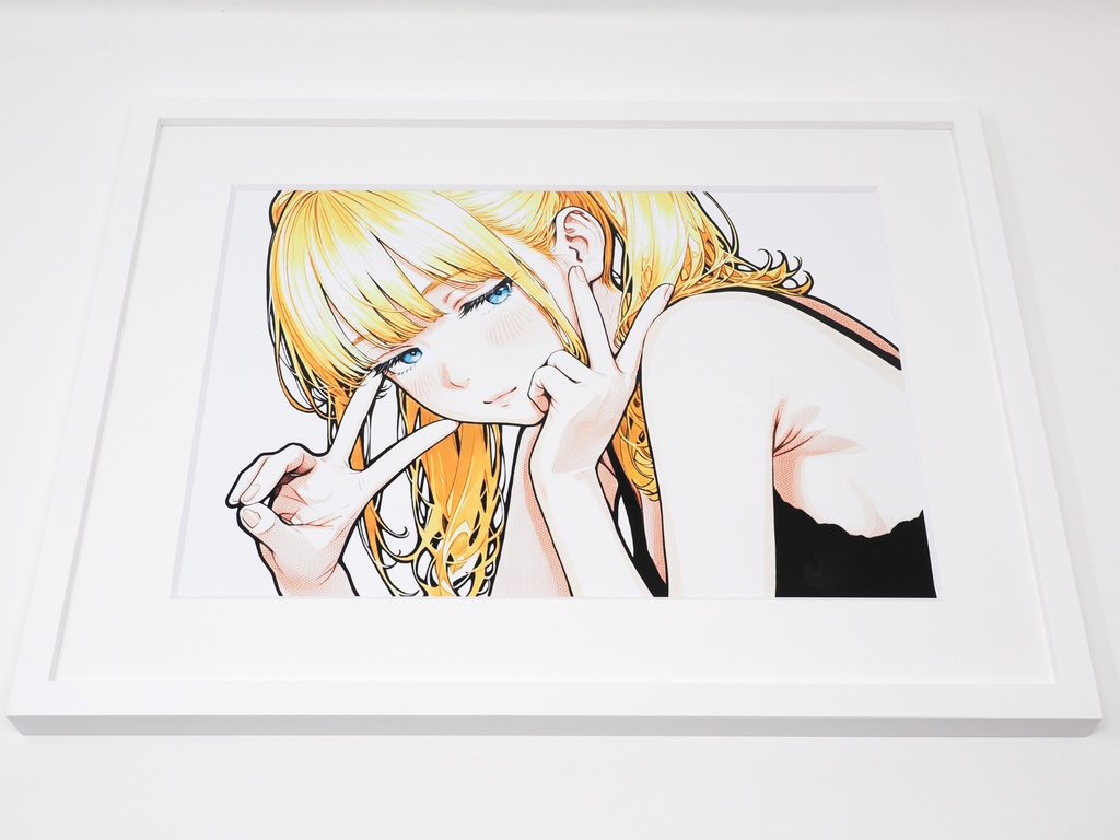 【限定1点】ブイブイッ♡(額装込み)