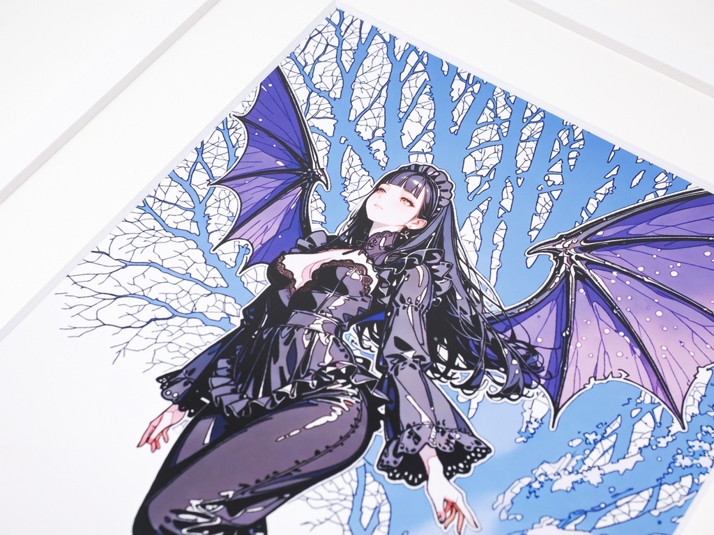 【限定1点】人の消えた世界で(額装込み)