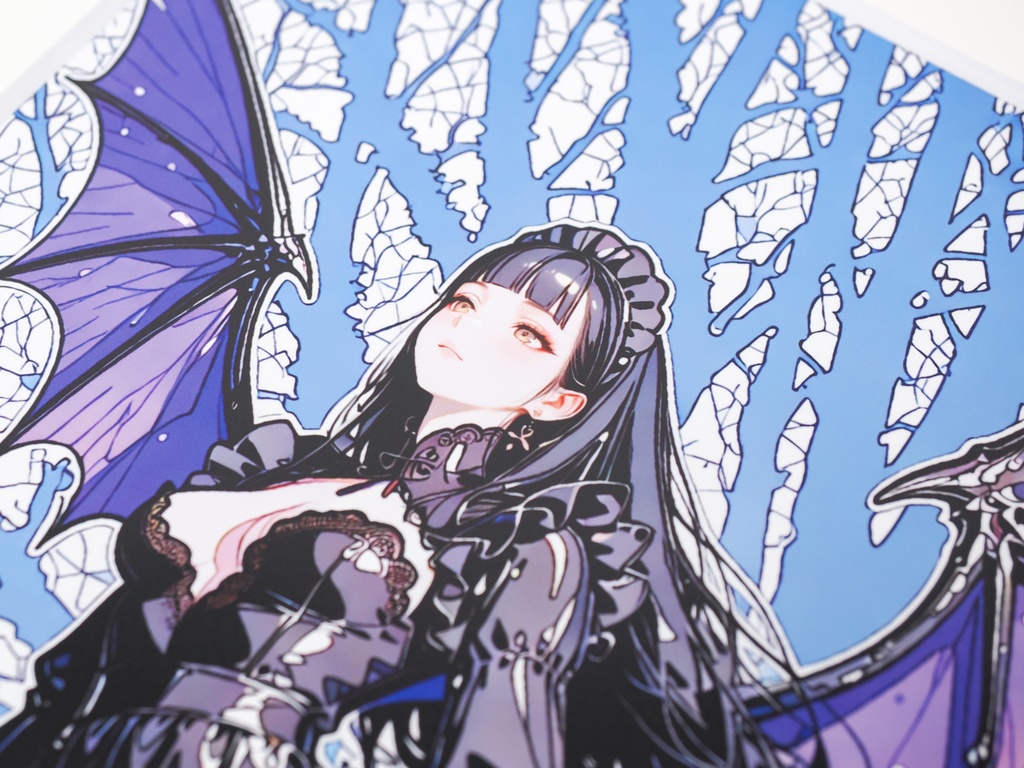 【限定1点】人の消えた世界で(額装込み)