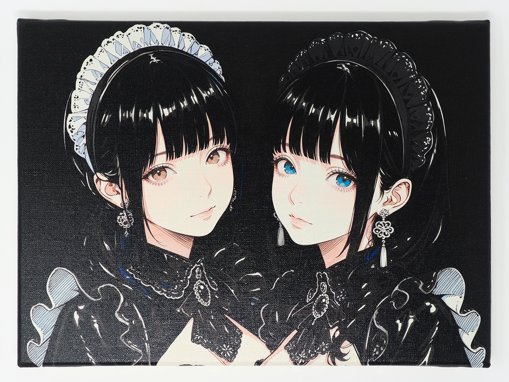 【限定1点】F4キャンバス No.004 〜 双影 〜