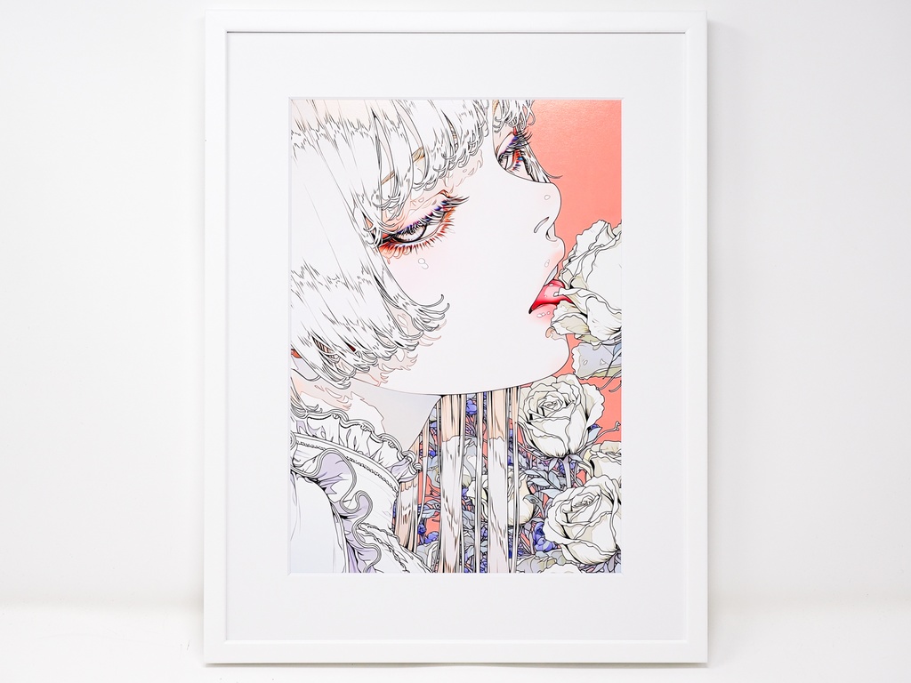 【限定1点】白蝕 -HAKU SHOKU-（額装込み）