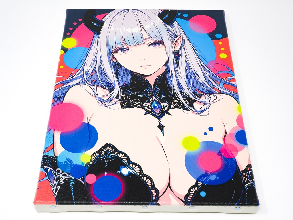 【限定1点】F4キャンバス No.011 〜 色波〜