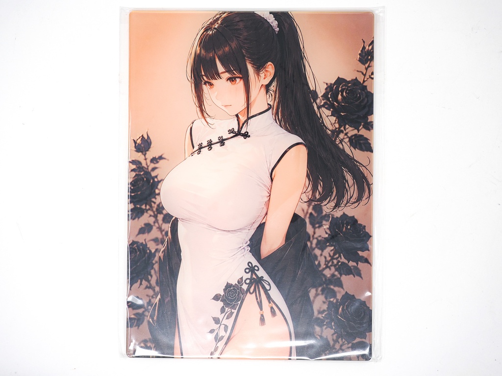 【限定2点】A5アクリルボード No.002 〜黒薔薇〜
