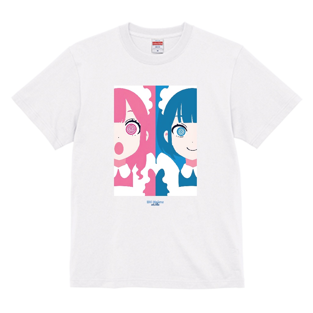 Bibi & Lili ハーフ＆ハーフTシャツ【白】