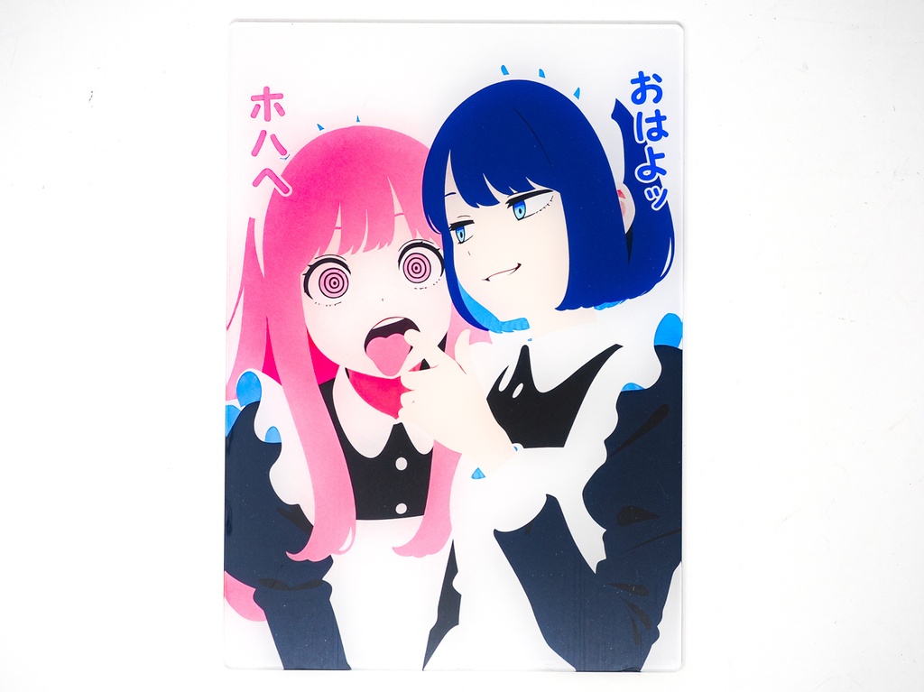 【限定2点】A5アクリルボード No.012 〜 Bibi & Lili おはよッ 〜