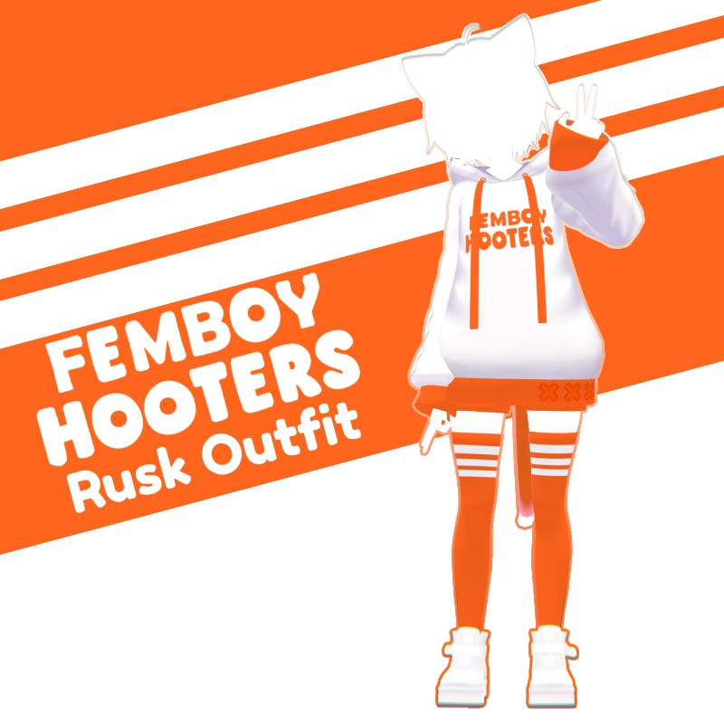 Femboy Hooters Rusk Outfit Tex