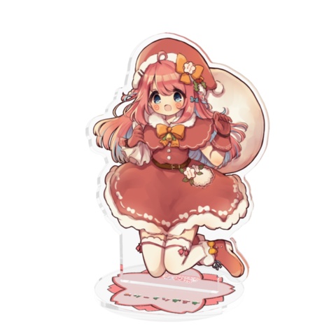 再販:クリスマス数量限定 咲花まるアクリルスタンド(咲花まる直筆オリジナル台座付き)