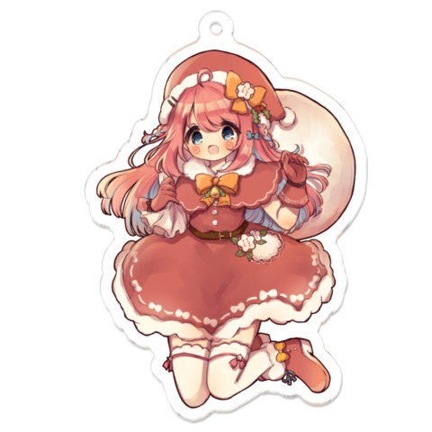 再販:クリスマス数量限定 咲花まるアクリルキーホルダー