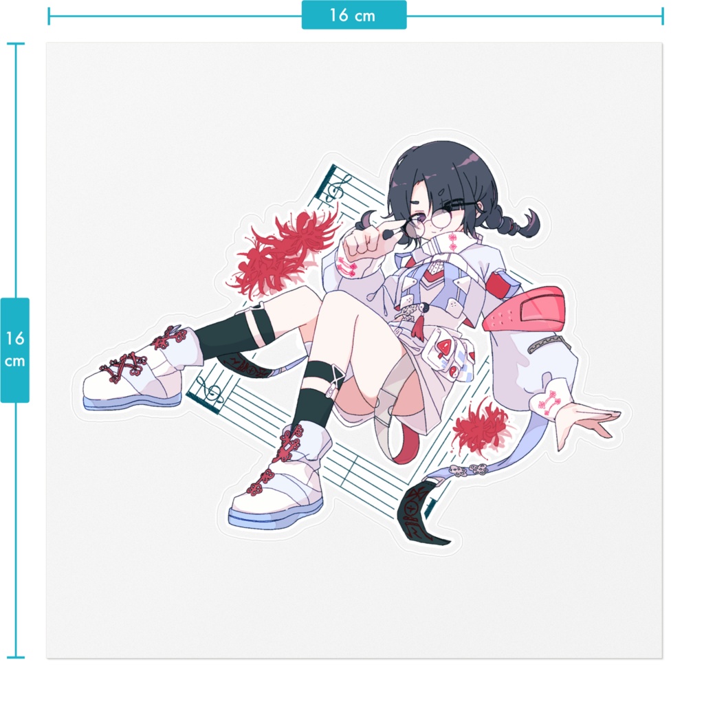 新衣装記念 ステッカー(装飾有ver)