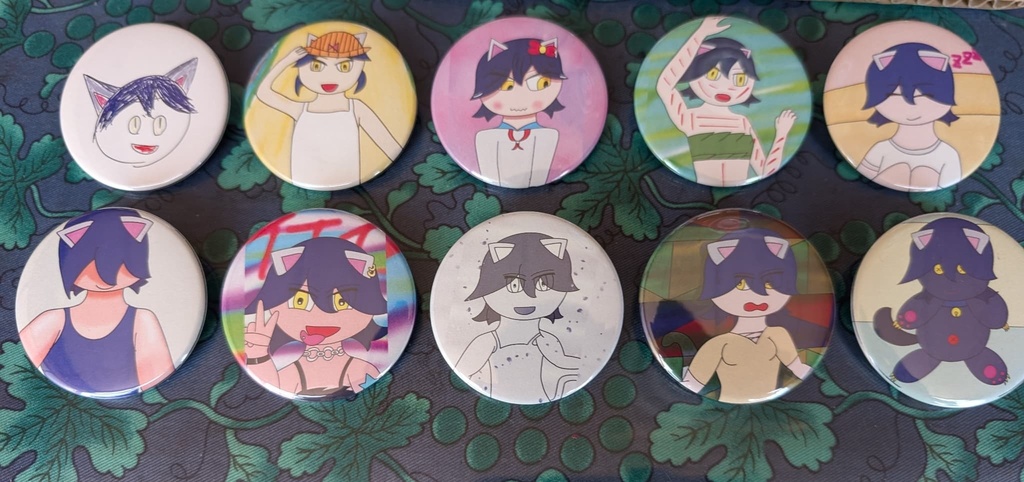 シャロールちゃん缶バッジ