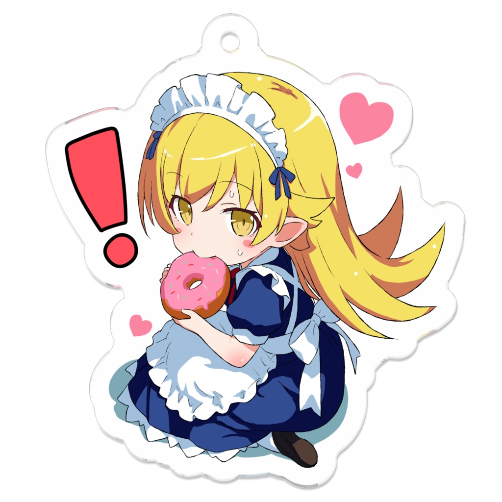 びっくり忍ちゃん アクキー50×50(mm)