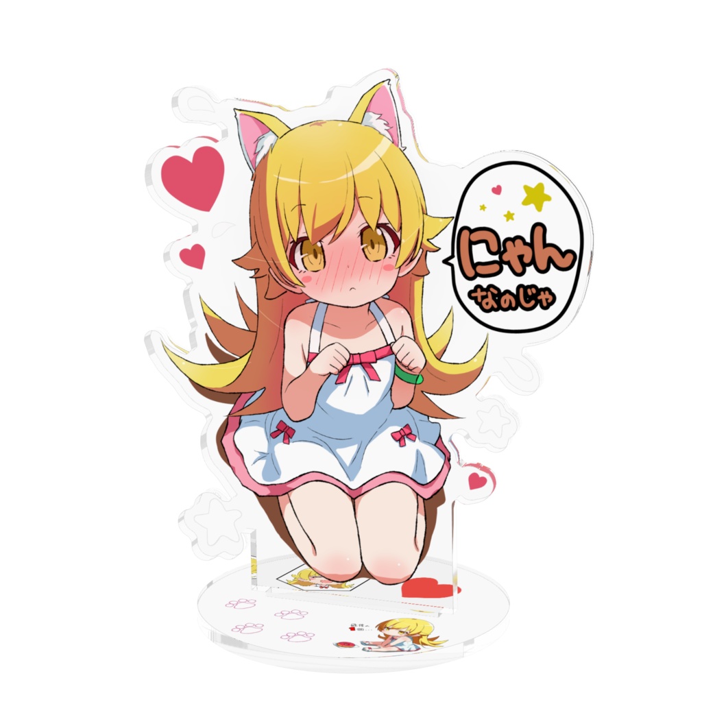 にゃんこ忍ちゃん 70×70(mm)と100×100(mm)
