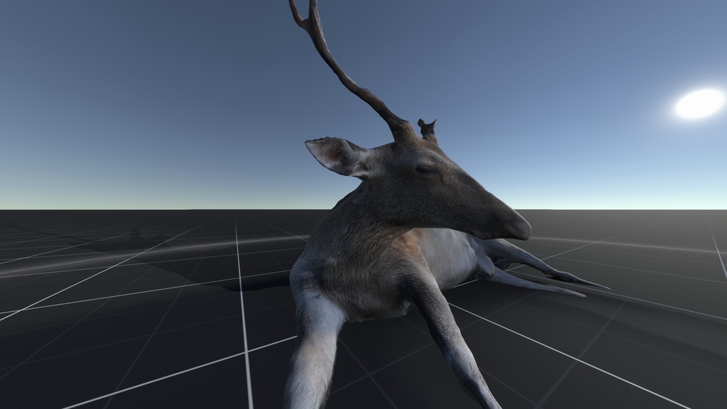 【Resonite/VRChat想定】鹿フォトグラメトリ