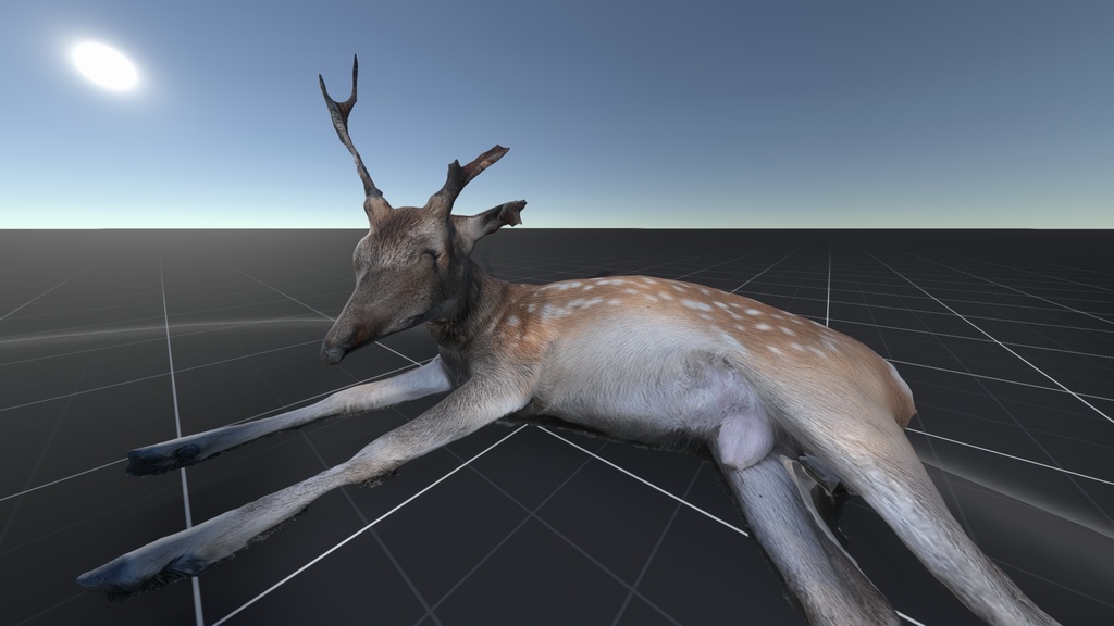 【Resonite/VRChat想定】鹿フォトグラメトリ