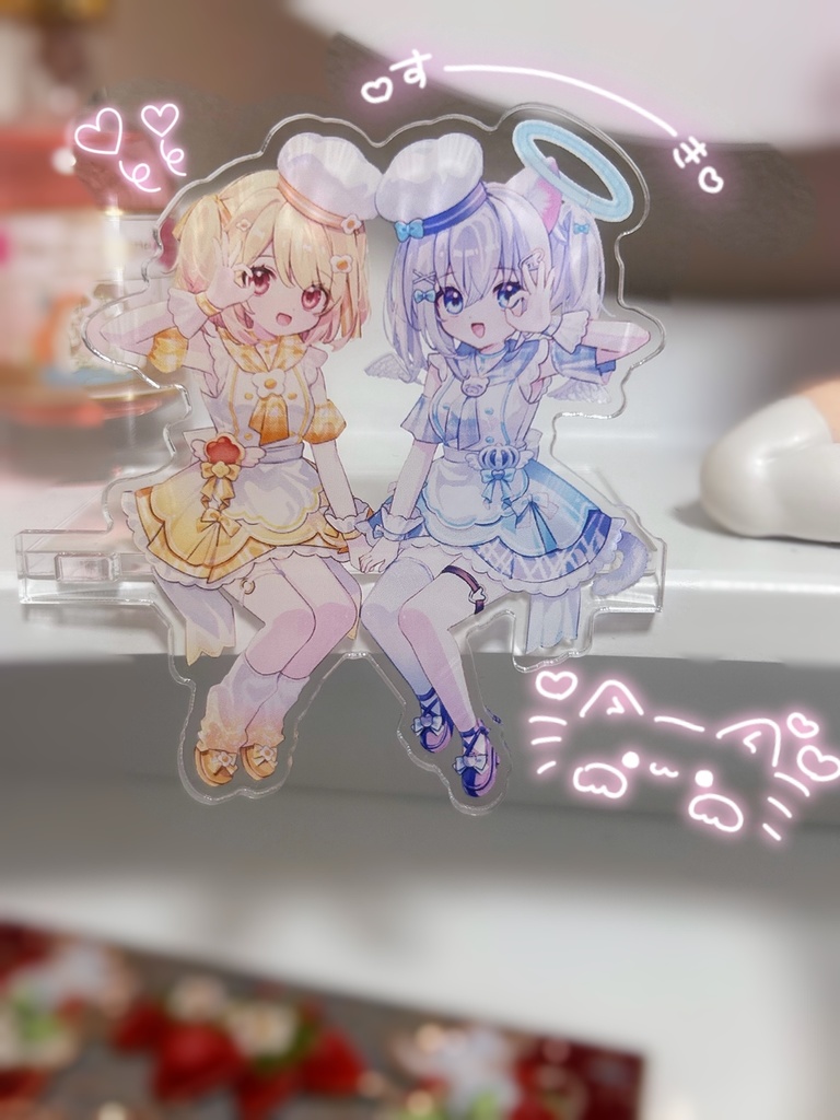 23日まで!限定発売【 #ましぴぃ 】祝☆ましぴぃカフェ♡お座りアクスタ&マウスカーソル