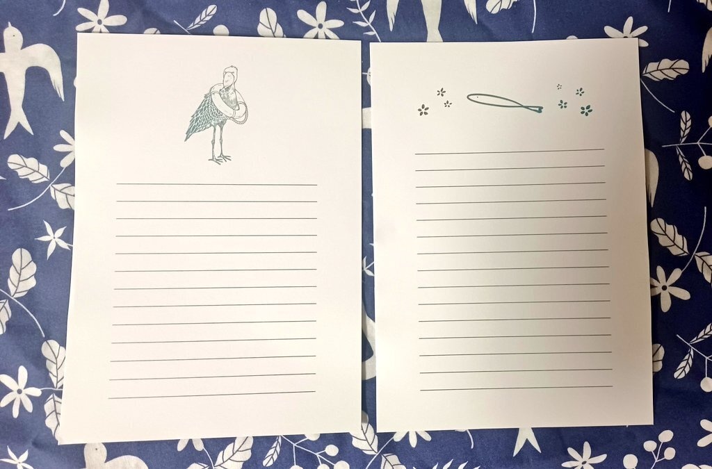 おとなのグラデ便せんセット
