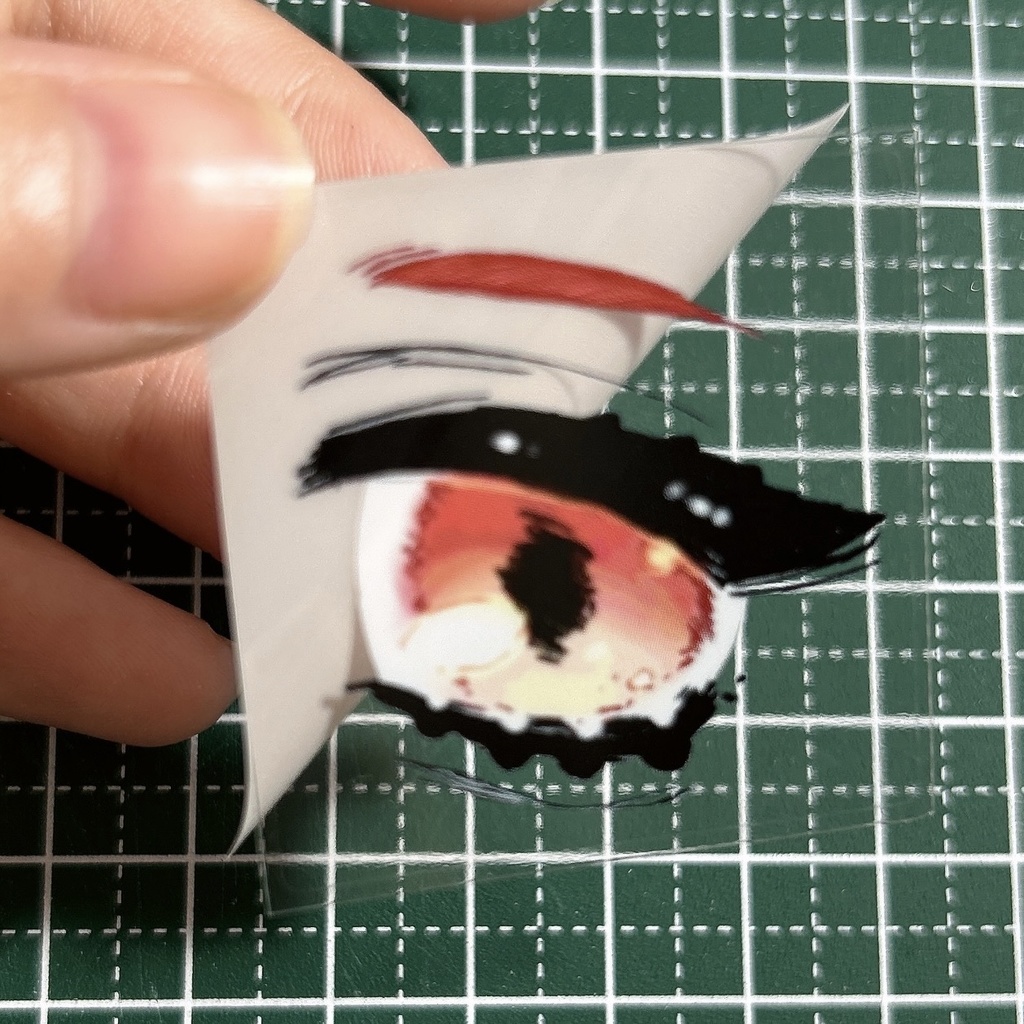 どこでもタレ目ステッカー