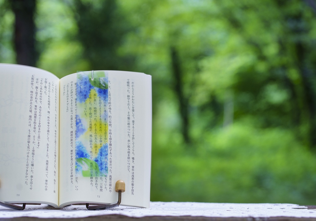 初夏の透明しおり(3枚セット)