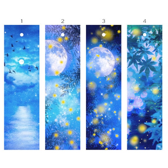 初夏の透明しおり(3枚セット)