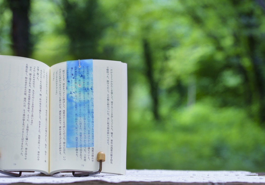 初夏の透明しおり(3枚セット)