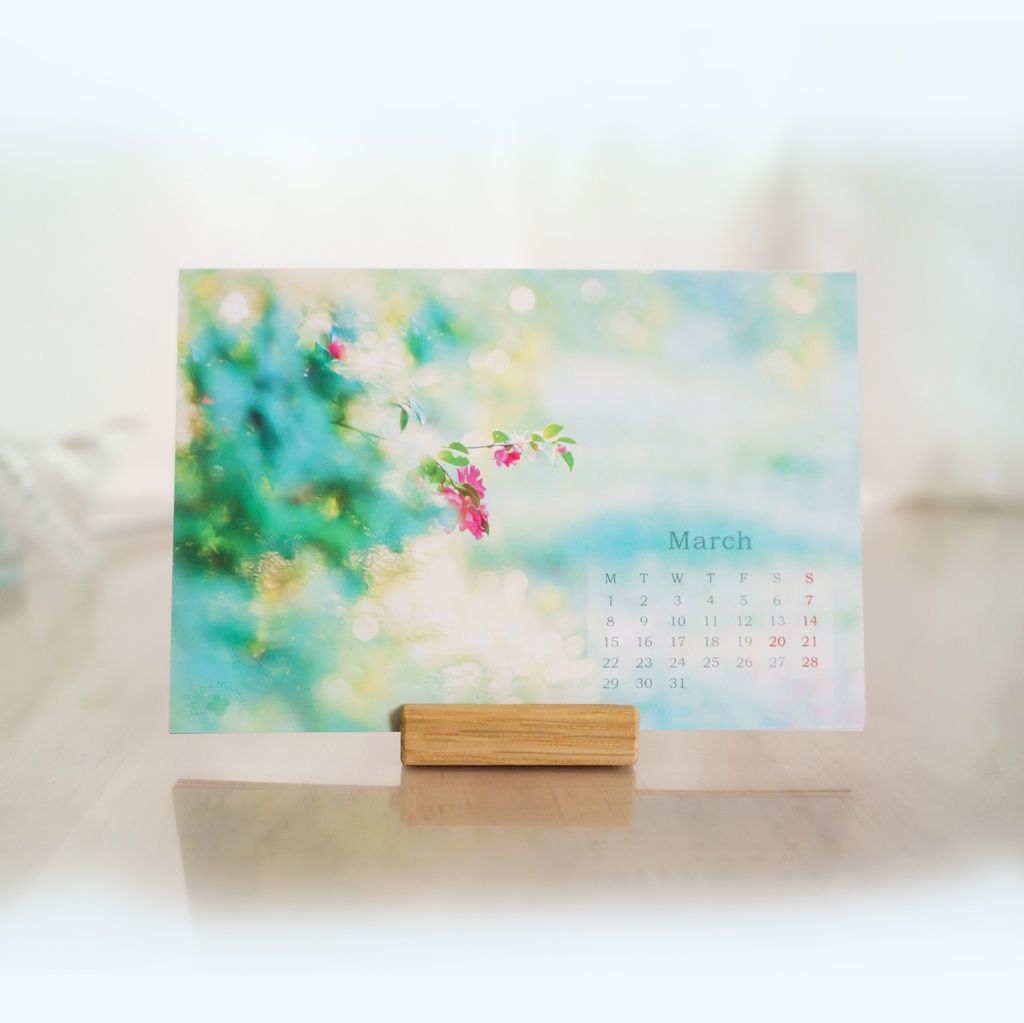 フラワーフォトカレンダー2021