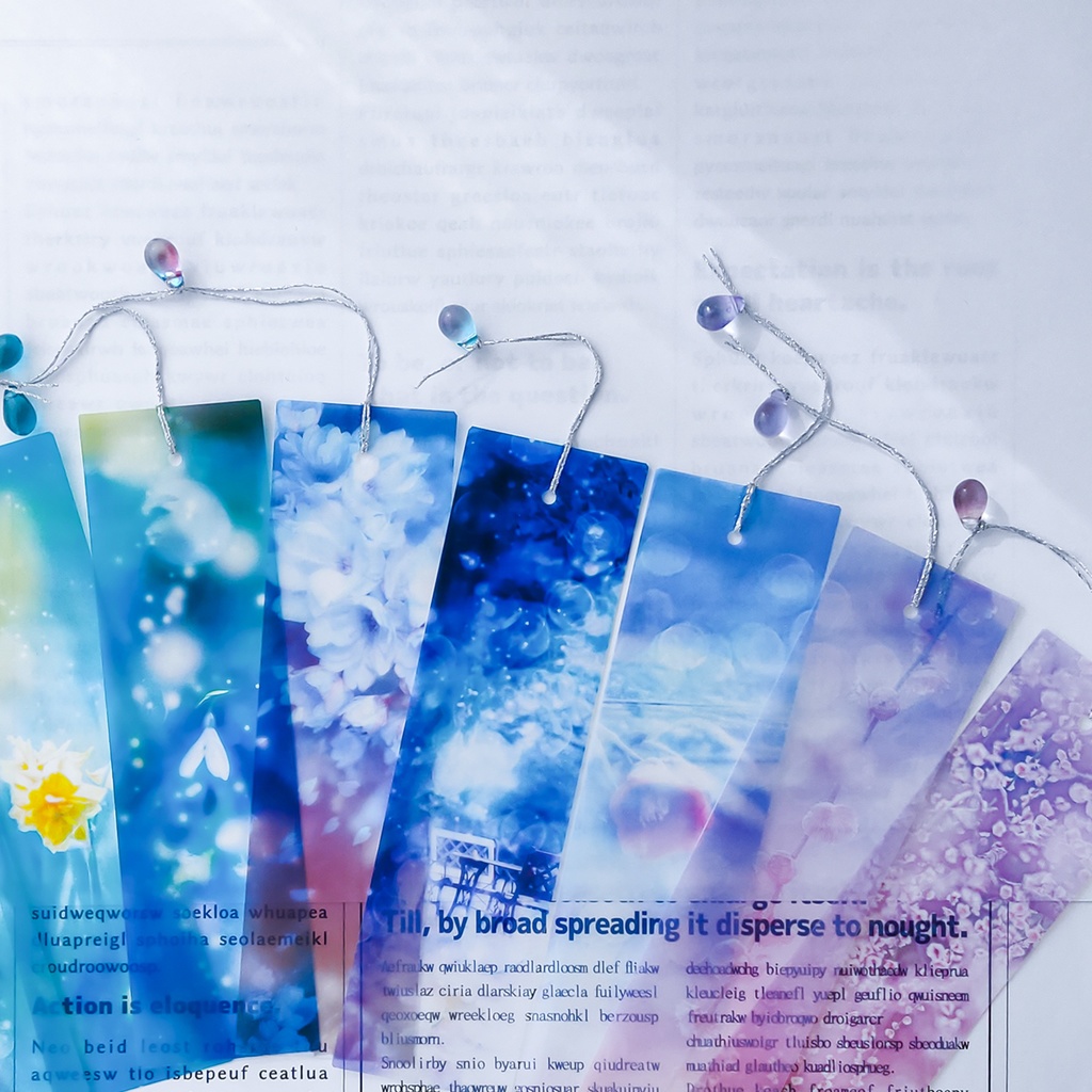 早春の透明しおり4枚セット