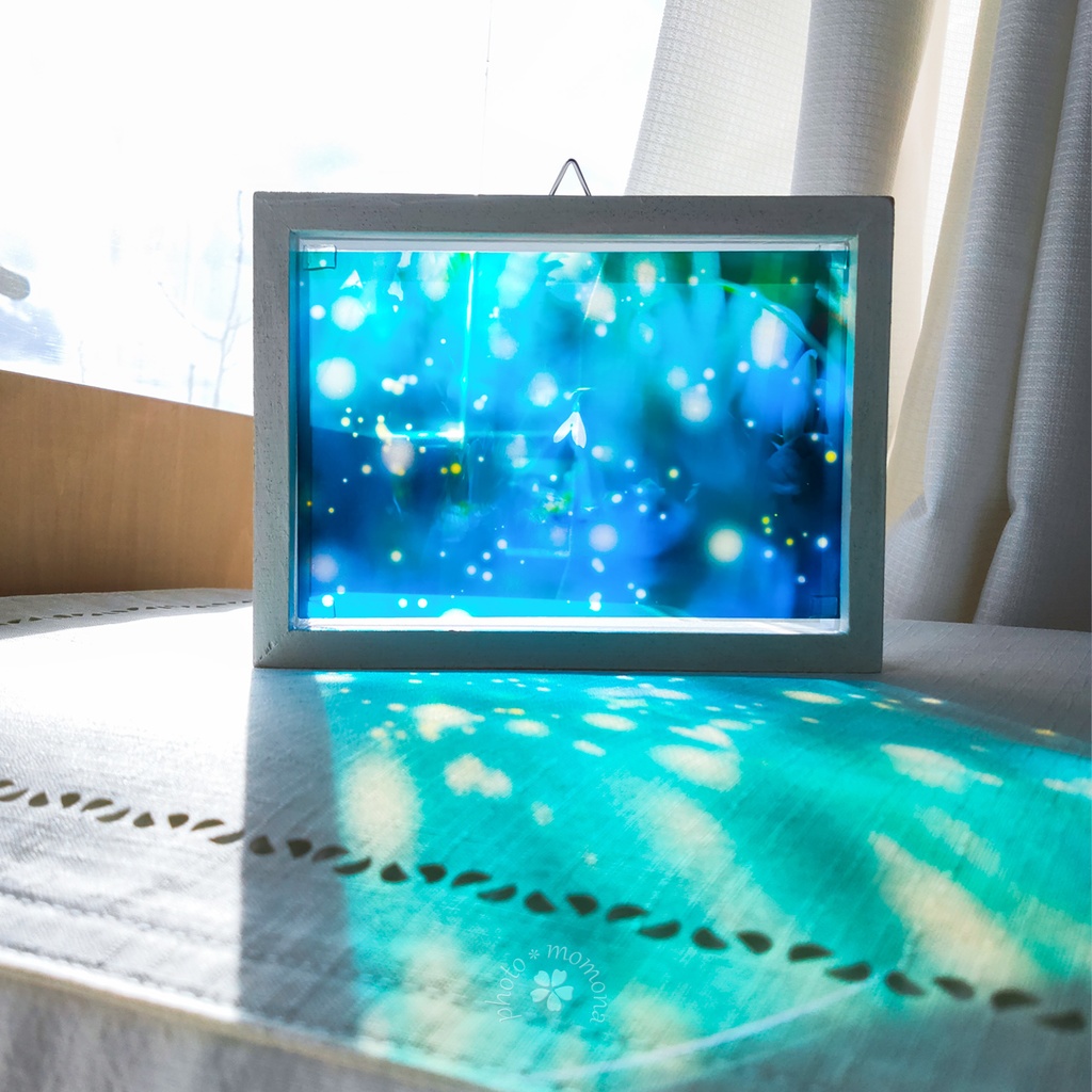 スノードロップの透明しおり