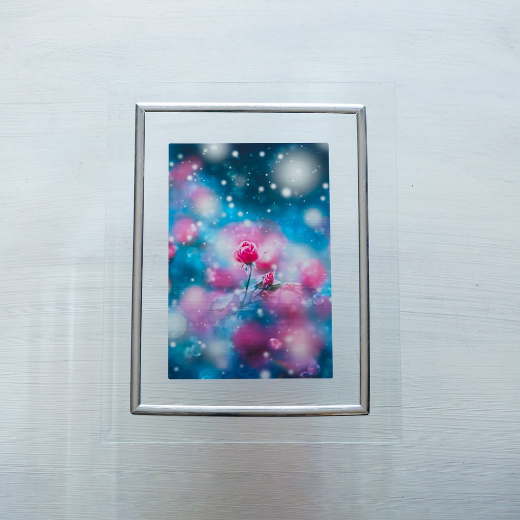 冬薔薇の透明しおり