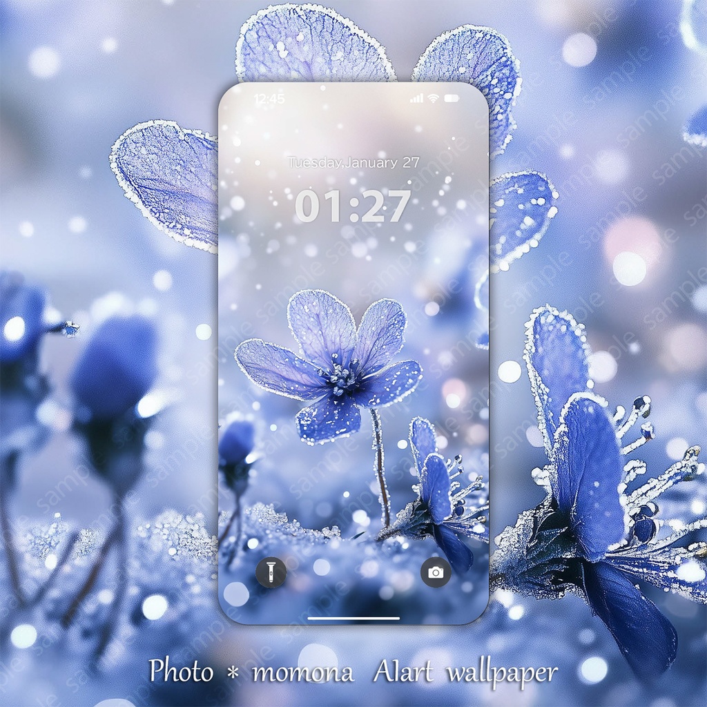 水晶庭園_光のしずく(スマホ壁紙12枚セット)