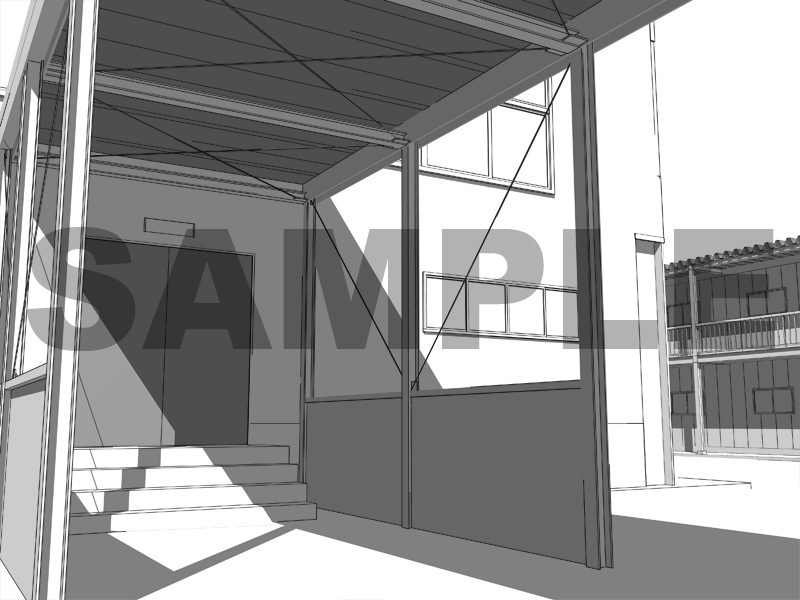 第二体育館と部室