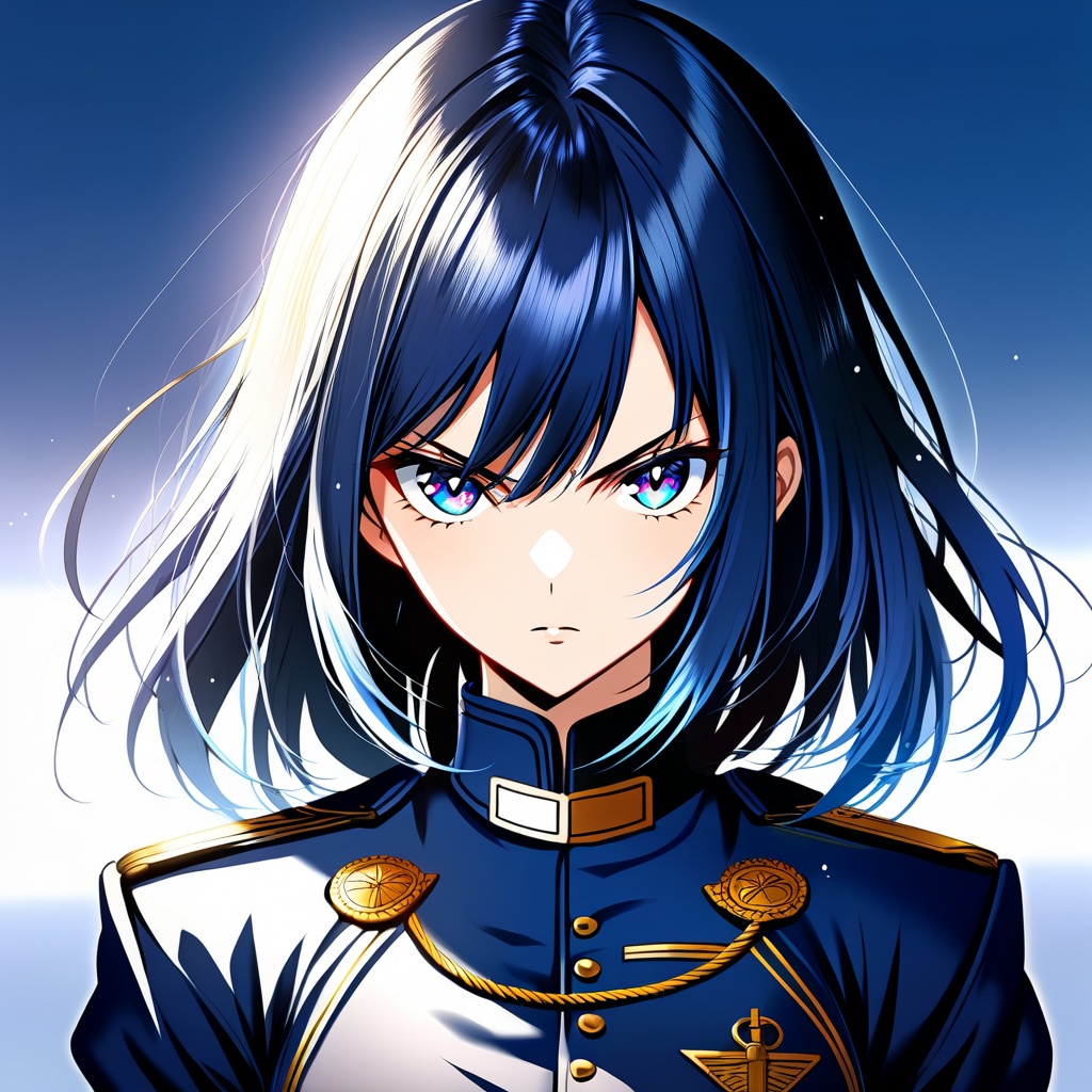 軍服AI美少女