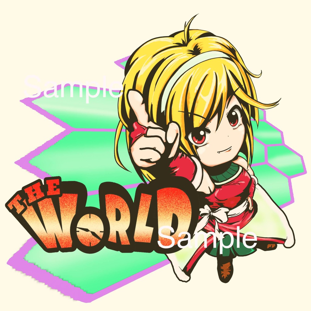 ざわちゃん ステッカー クリスマスレッドver.