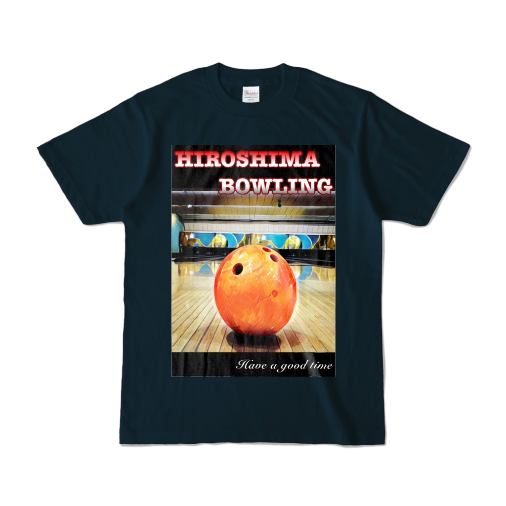 広島ボウリングアートTシャツ