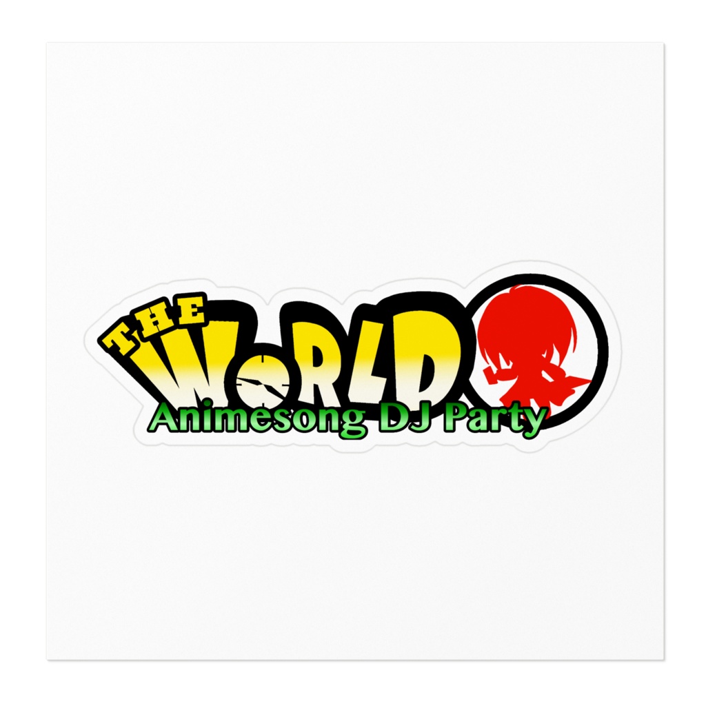 ザワールド広島 タイトルロゴステッカー(試行生産品)