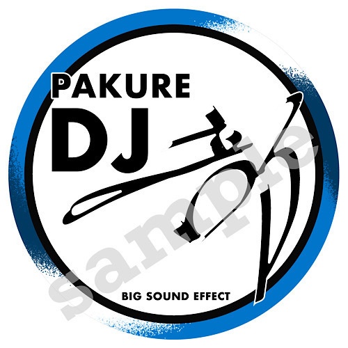 パクレDJ部 ロゴステッカー