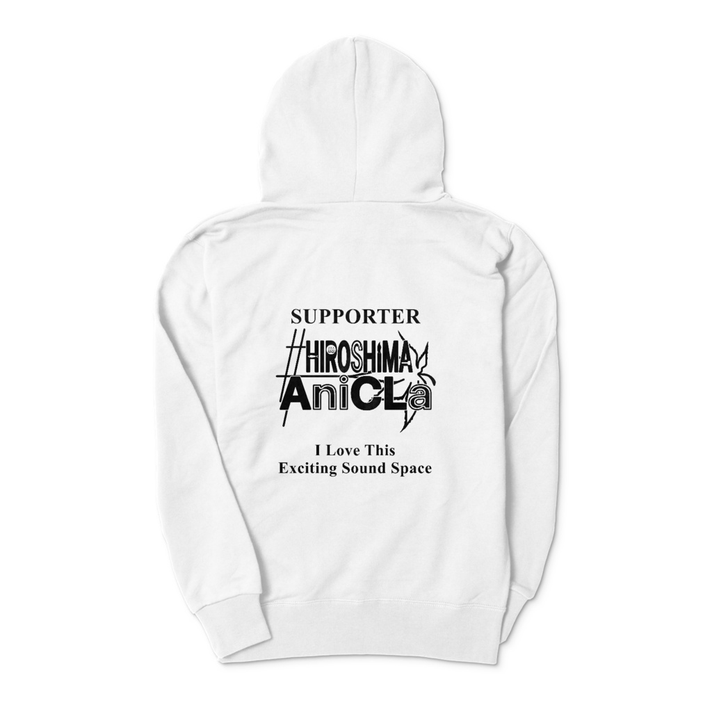 #HIROSHIMA AniCLa ロゴパーカーホワイト サポーター